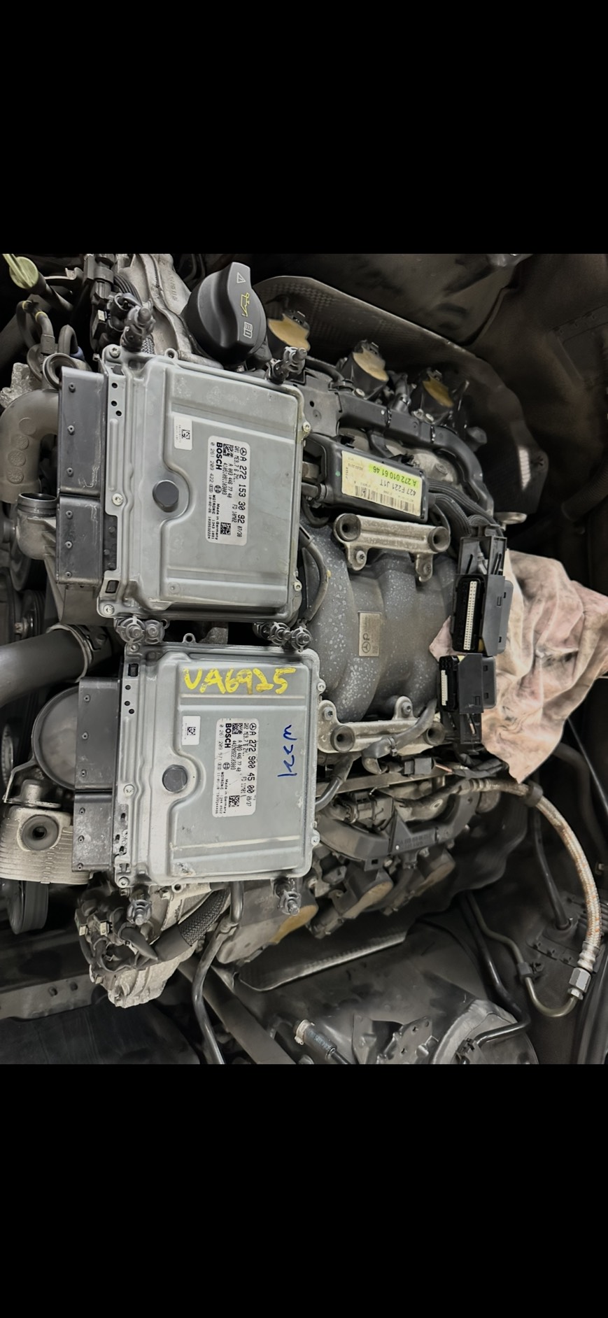 Mercedes-Benz W221 引擎電腦內部故障